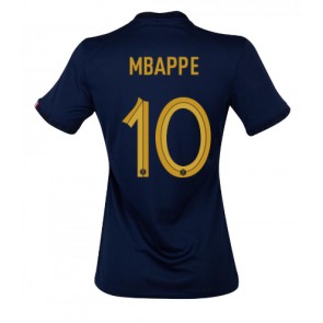 Lacne Ženy Futbalové dres Francúzsko Kylian Mbappe #10 MS 2022 Krátky Rukáv - Domáci